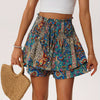 Sommershorts for dame med blomsterprint – komfortable og feminine