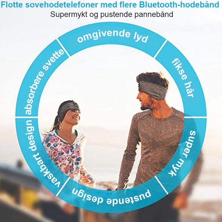 Sports-Bluetooth-Hodetelefon - Trådløs Musikk & Komfort