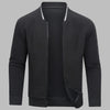 Komfortabel og Varm Menns Zip-Up Genser