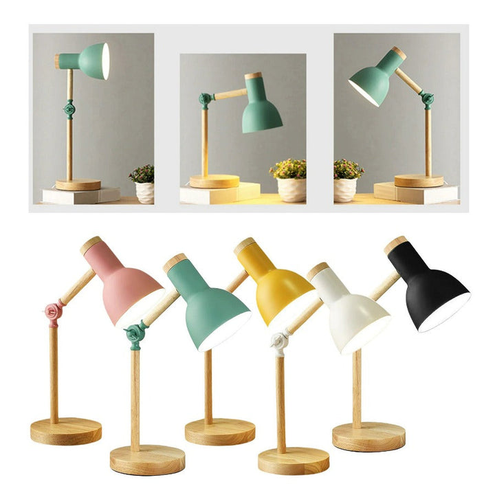 Skandinavisk Bordlampe i Tre - LumiNord