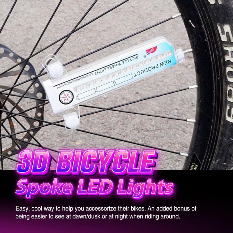 LED-lys for sykkeleiker med 30 mønstre