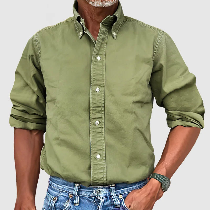 Classic long-sleeve men's shirt