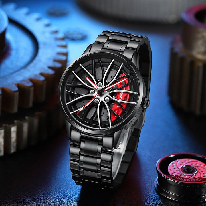 RaceVision – elegant herreklokke med racingdesign