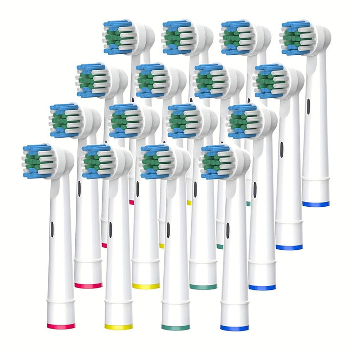 16 Erstatningsbørstehoder for Tannbørster – Passer til Oral-B-modeller og Gir Grundig Rengjøring