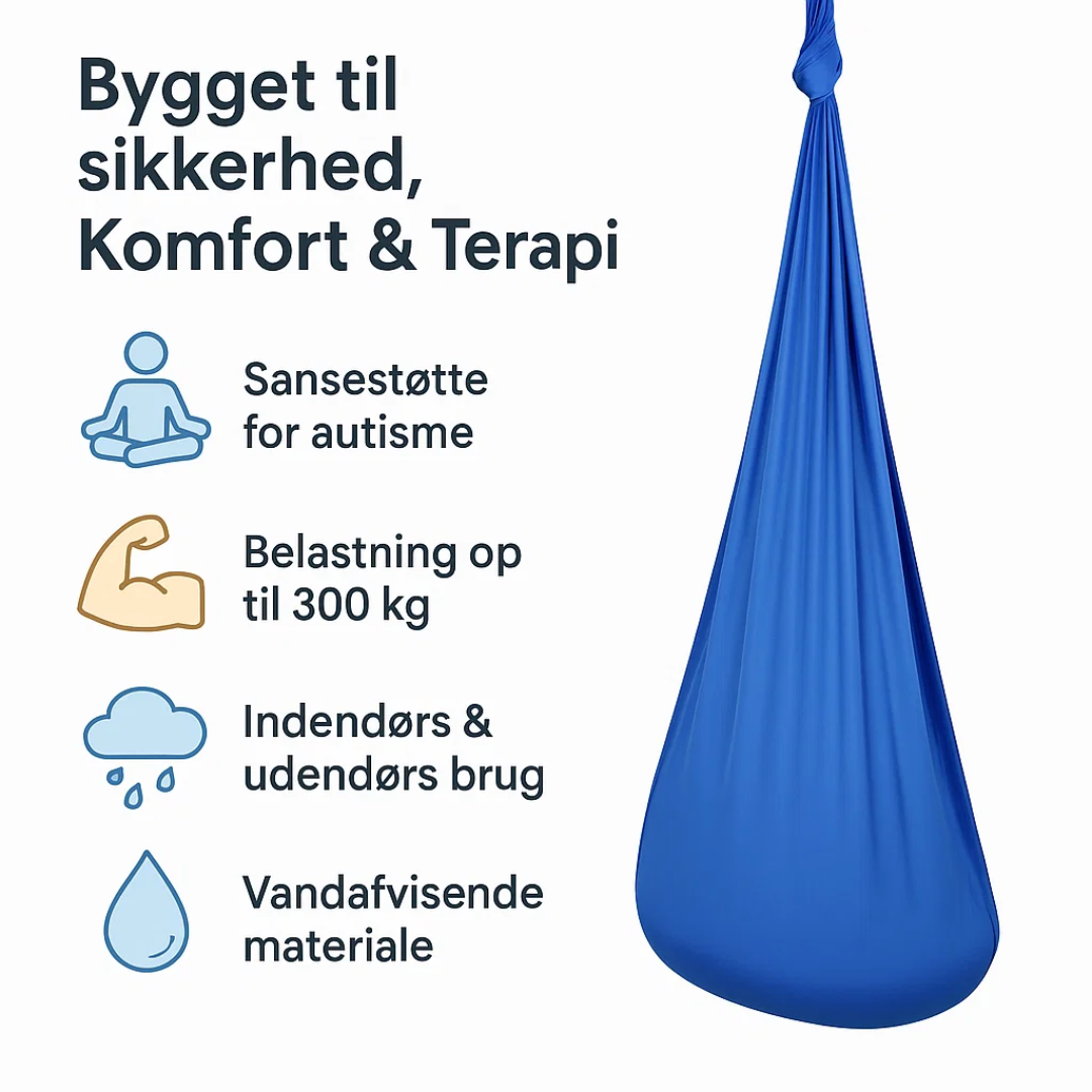 CalmSwing | Sensorisk terapi ved autisme – Hengekøye til inne- og utebruk