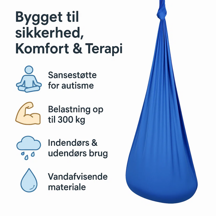 CalmSwing | Sensorisk terapi ved autisme – Hengekøye til inne- og utebruk
