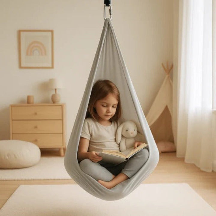 CalmSwing | Sensorisk terapi ved autisme – Hengekøye til inne- og utebruk