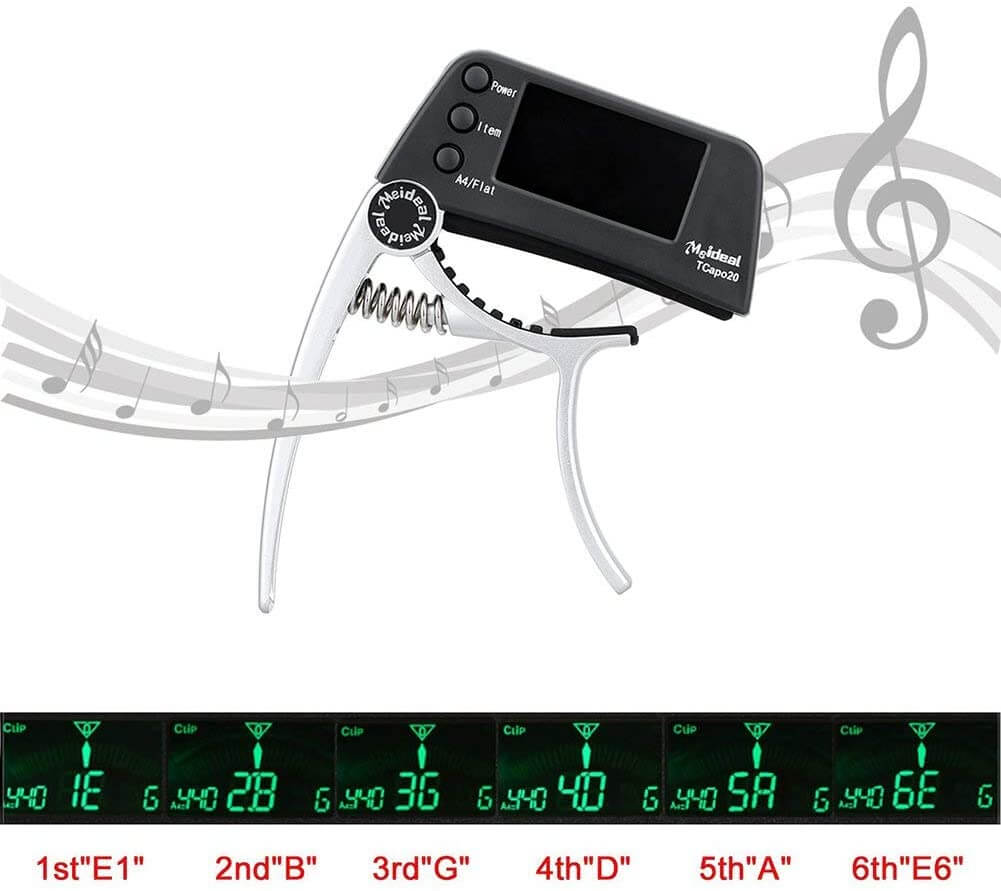 Capo og Stemmeapparat 2-i-1 – TuneGrip
