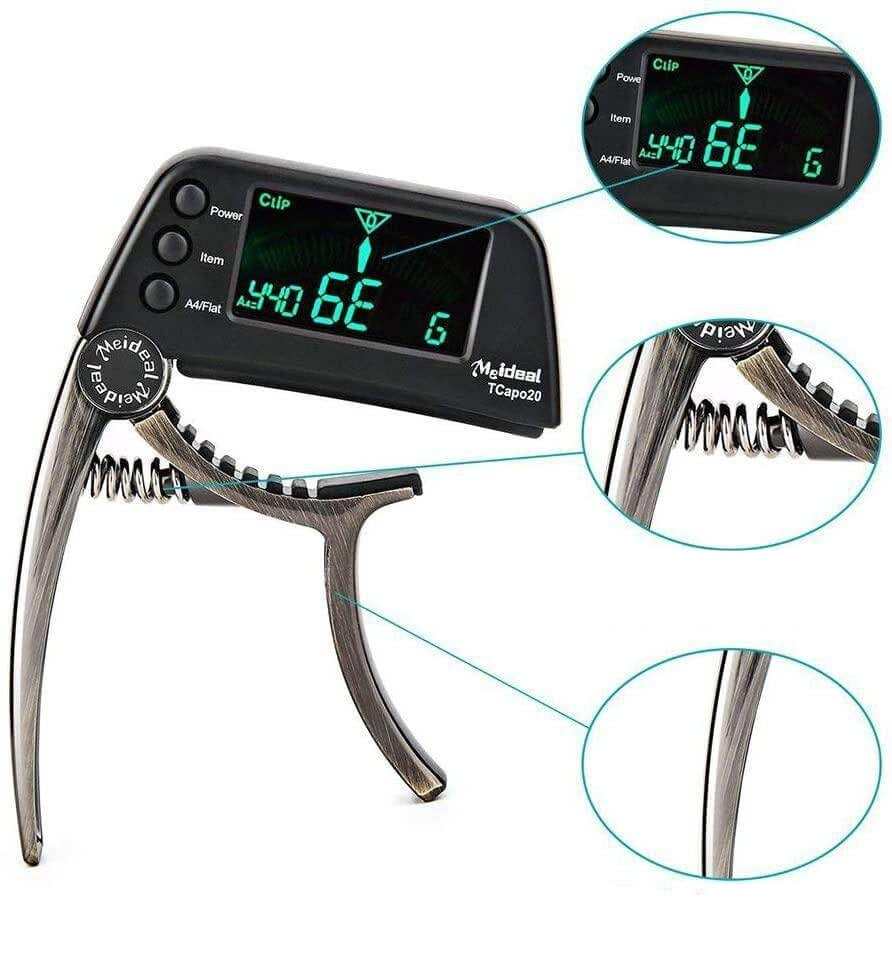 Capo og Stemmeapparat 2-i-1 – TuneGrip