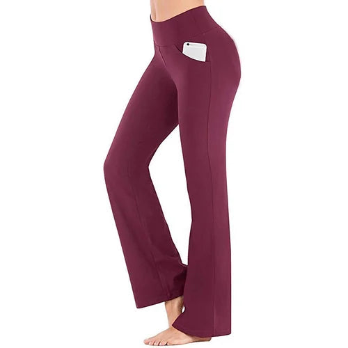 Yogabukse med høy midje for dame – Selina
