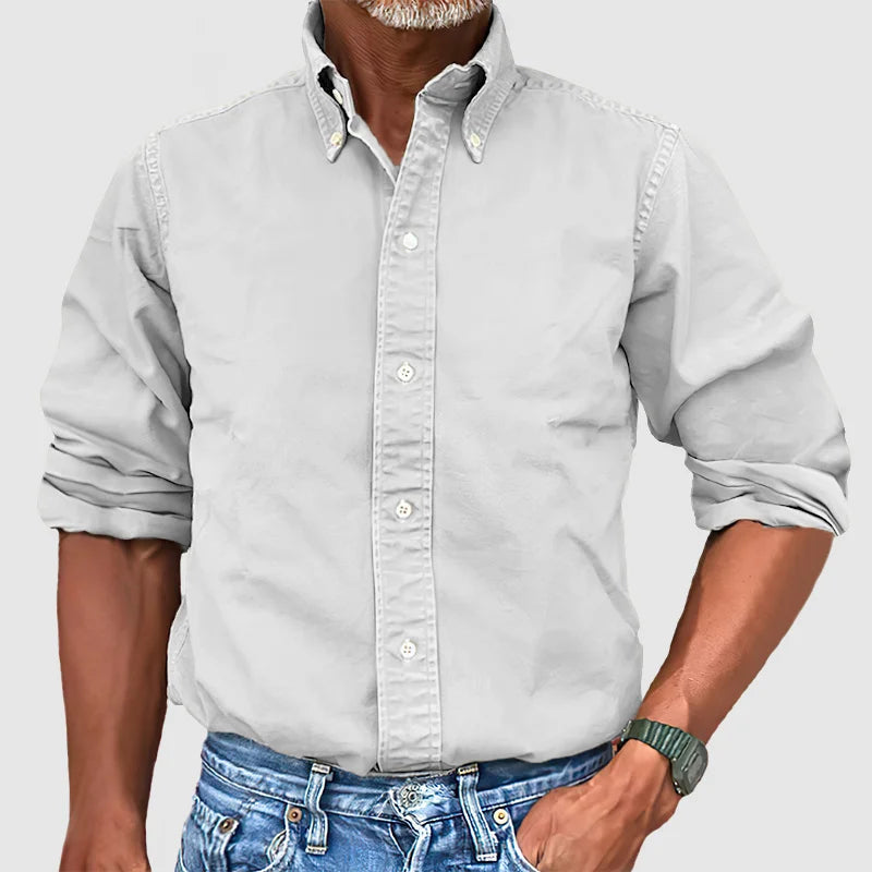 Classic long-sleeve men's shirt