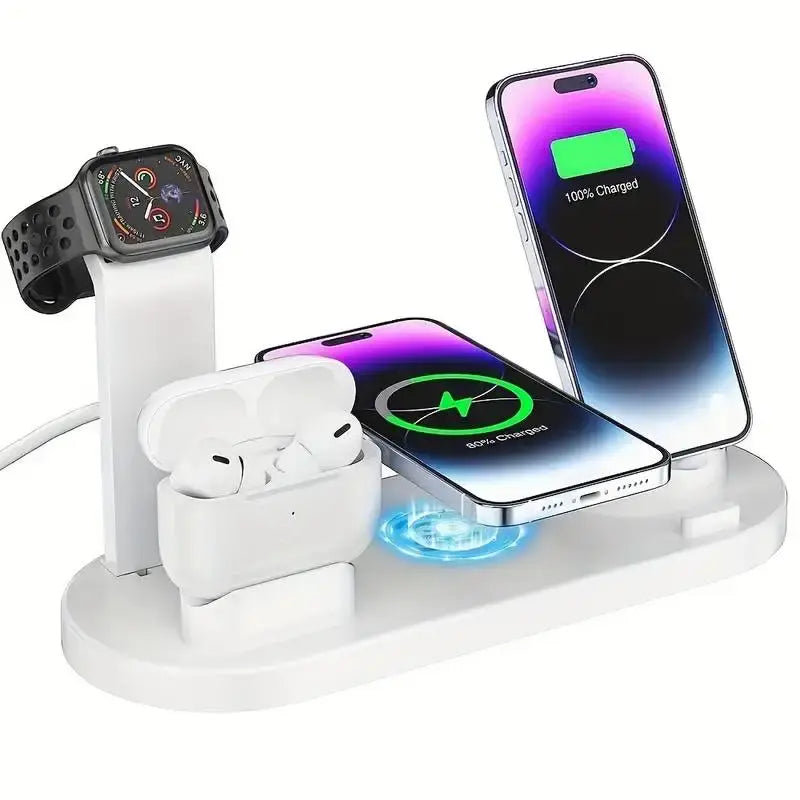 Trådløs ladestasjon for iPhone, Apple Watch og AirPods