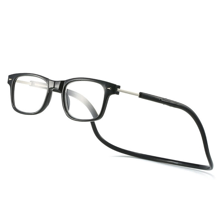 Lesebriller med magnetisk nakkeoppheng og blålysfilter med tapsikkert design