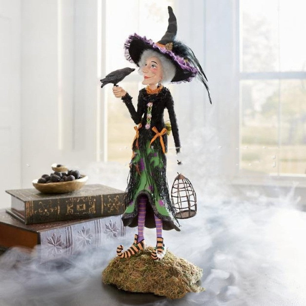 Bewitching Figure Halloween-heksedukke i resin håndverksdekoration — bilde 4