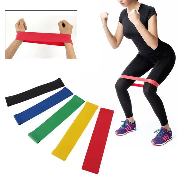 5-pack Träningsband för Helkroppsträning – Hemmagym, Fitness, Yoga & Pilates — bilde 1