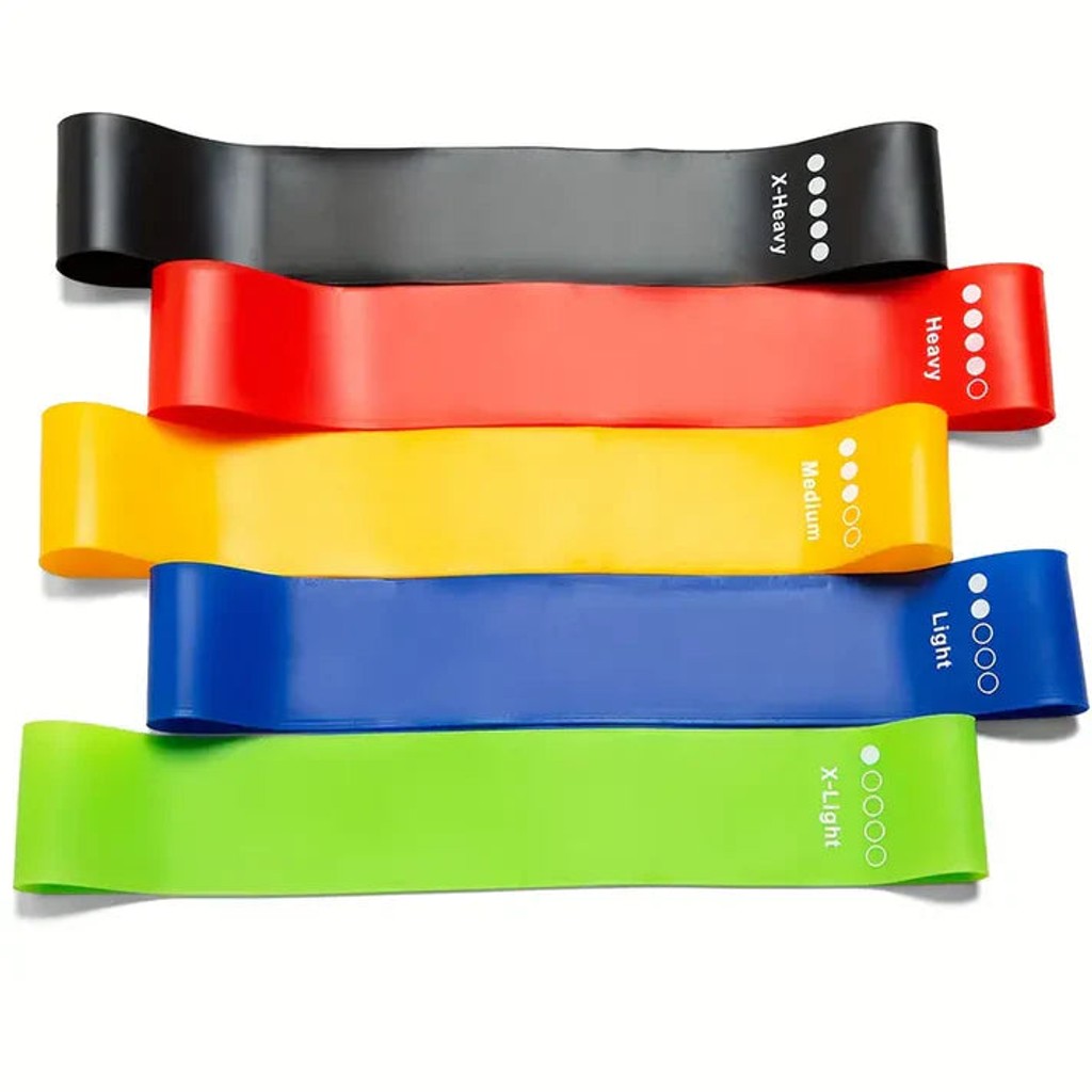 5-pack Träningsband för Helkroppsträning – Hemmagym, Fitness, Yoga & Pilates — bilde 4