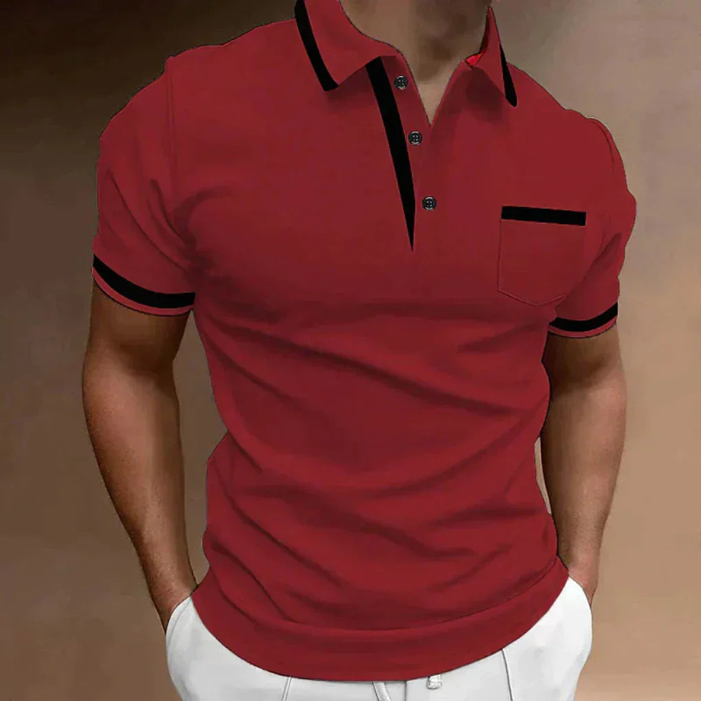 Klassisk Menns Polo Skjorte Tidløs Passform, Hverdag Eleganse