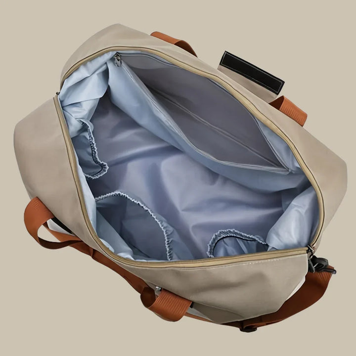 Romslig og stilfull herre reise duffelbag