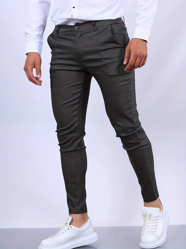 Strekkbare skinny bukser for menn