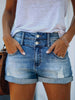 Rivna denim shorts for women