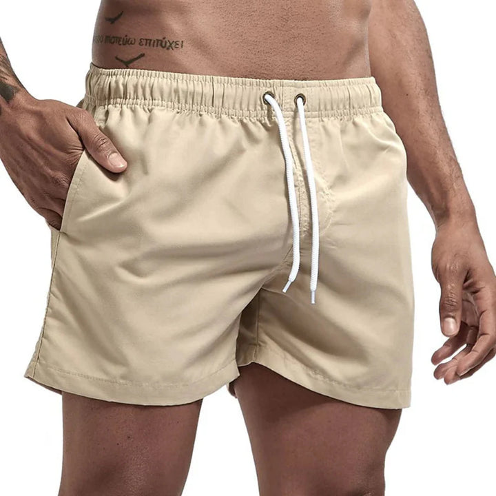 Men's swim shorts with quick-dry