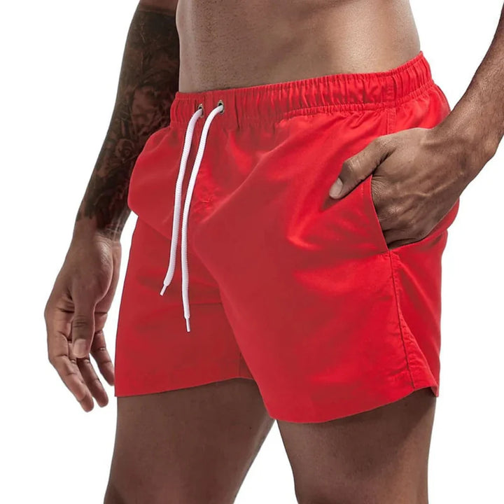 Men's swim shorts with quick-dry