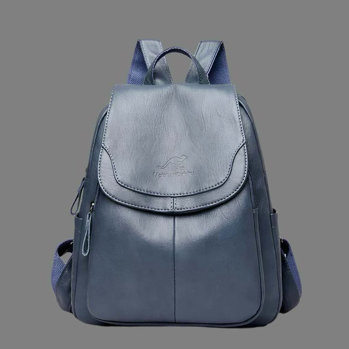 Diebstahlsichere Leder-Rucksack für stilvolle Frauen