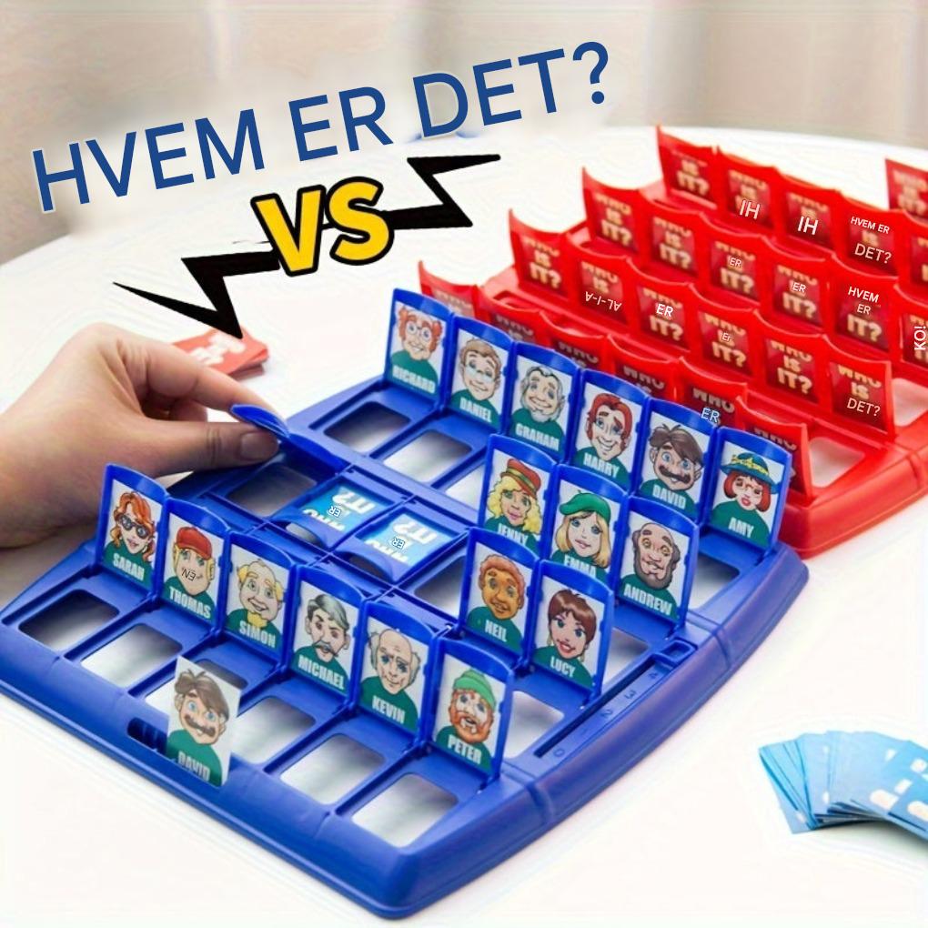 Interaktivt Gjett-Hvem-brettspill