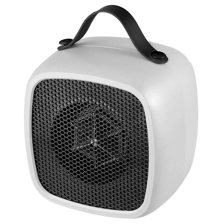 Mini skrivebordsvarmer 500 W PTC, stille og raskt varm