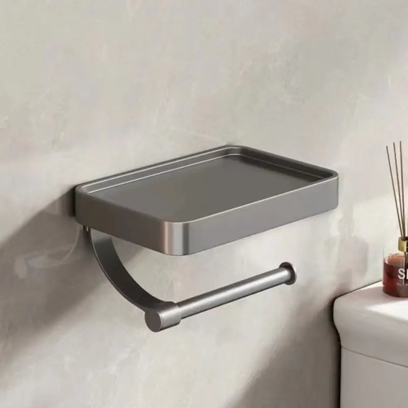 Toalettpapirholder med Hylle – Stalux