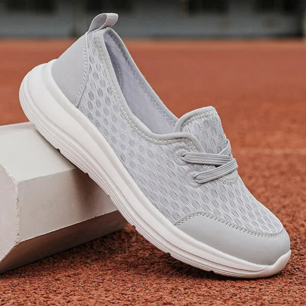 Orthopedic shoes with soft sole and mesh for women