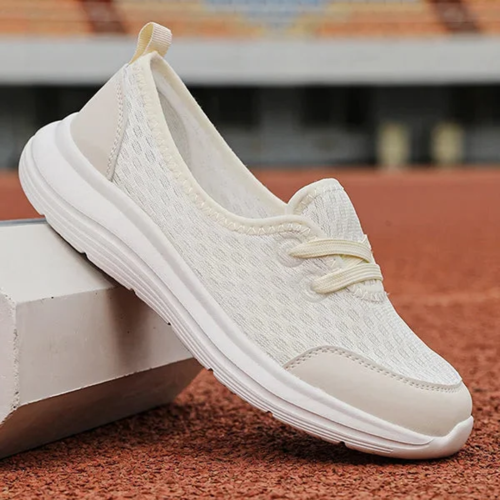 Orthopedic shoes with soft sole and mesh for women