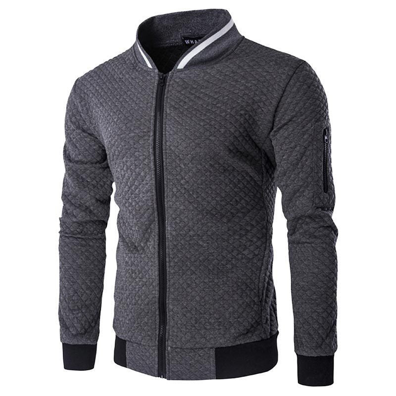 Warm and Relaxed Men's Jacket with Zipper