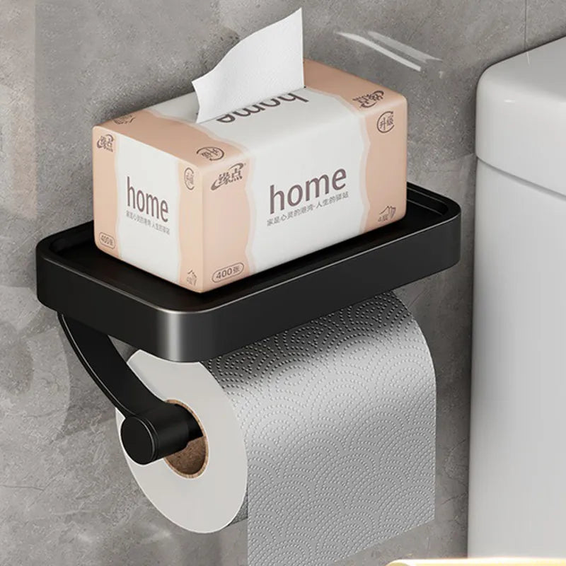 Toalettpapirholder med Hylle – Stalux