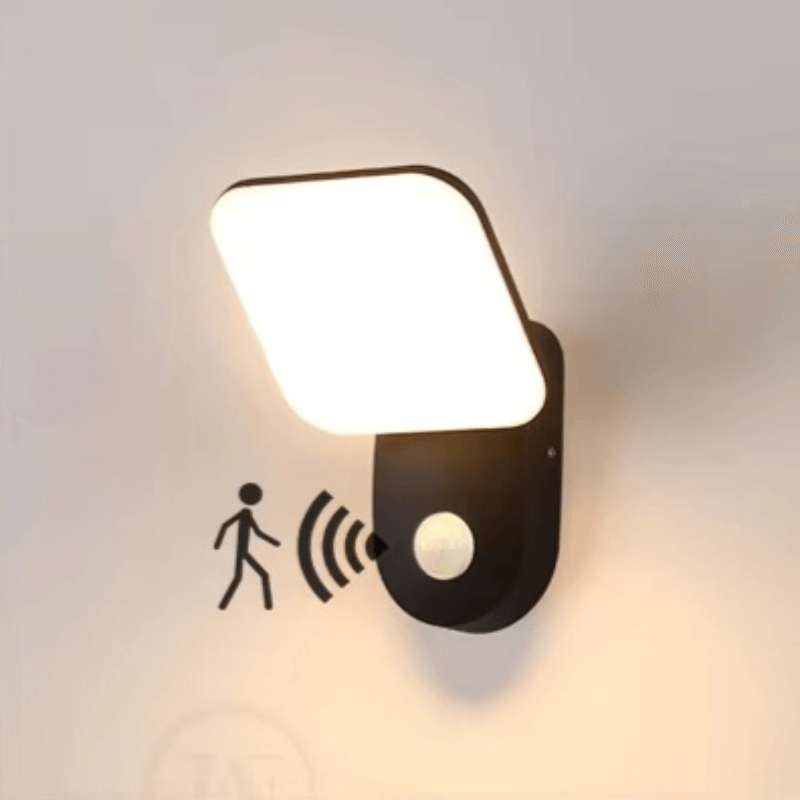 Smart LED-vegglampe med bevegelsessensor