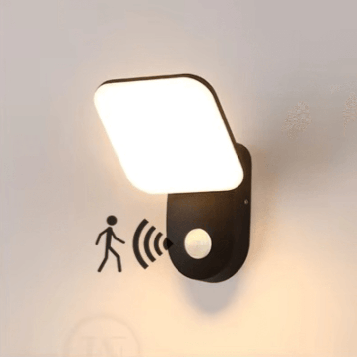 Smart LED-vegglampe med bevegelsessensor