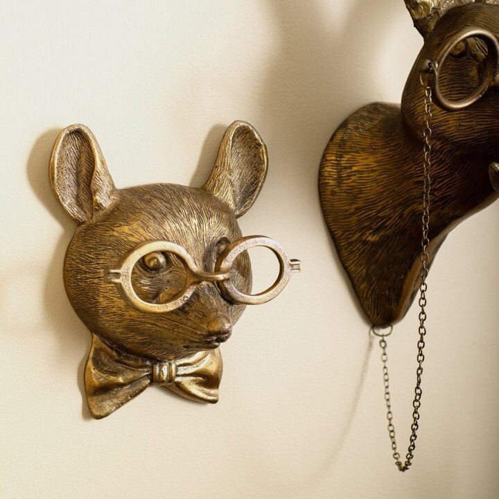 Lekne dyrehoder som veggdekor - WallCritters