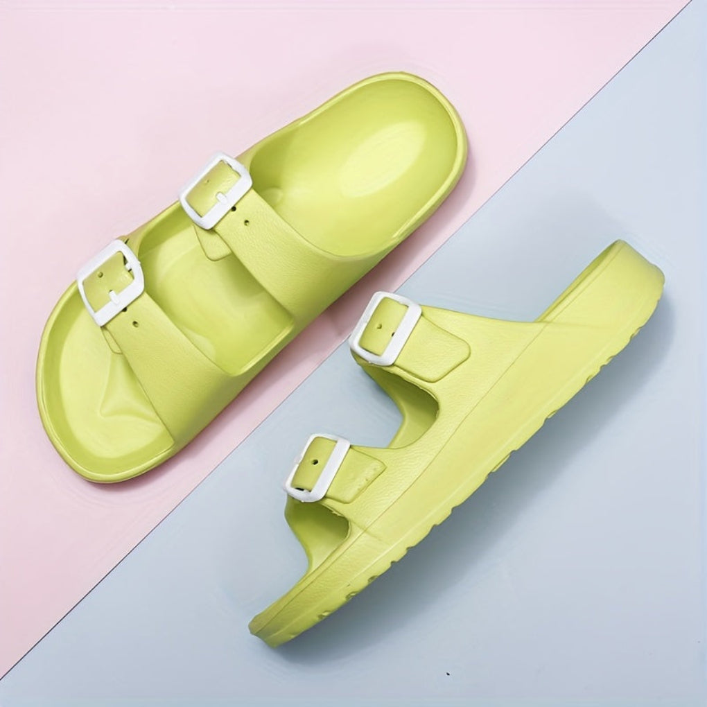 Herresandal med dobbel spenne