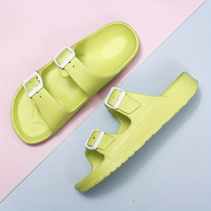 Herresandal med dobbel spenne