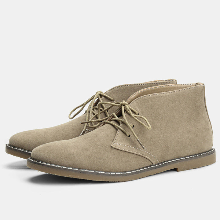 Classic desert boots for men in vintage style