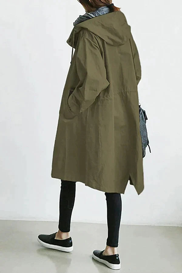 Waterproof Oversized Trenchcoat for Spring and Summer