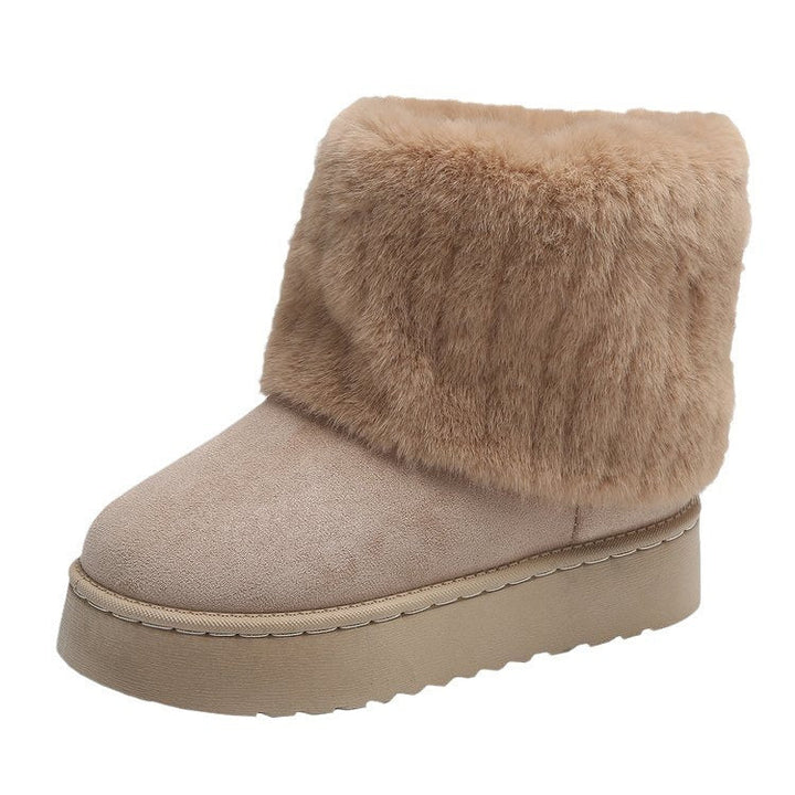 Slippers with Plush Lining and Stable Sole