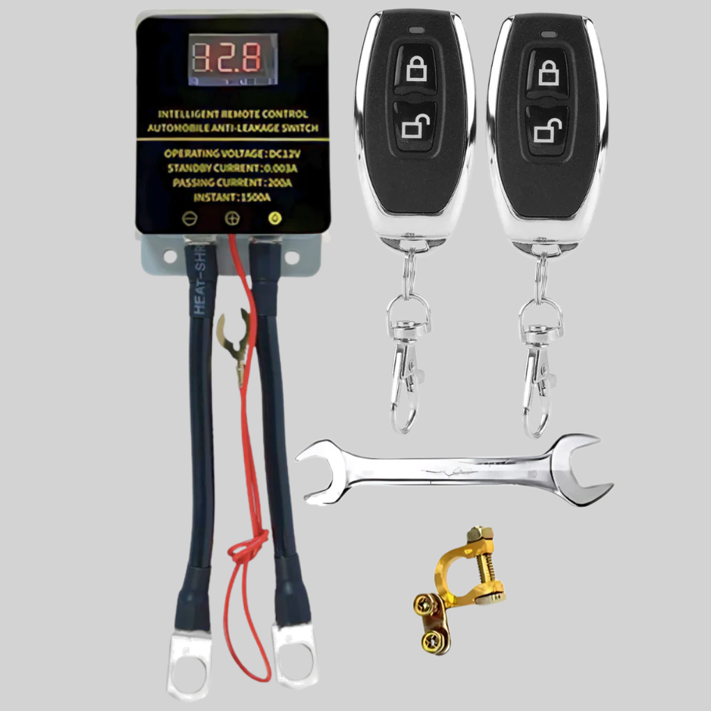 Bilstoppbryter Fjernstyrt batterifrakoblingsenhet