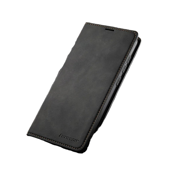 Magnetisk iPhone-deksel i premium skinn for menn og kvinner