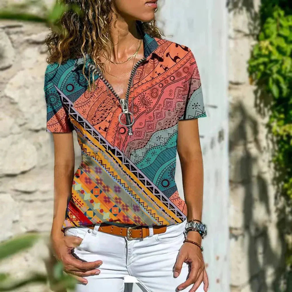 Damenbluse für eleganten Sommergebrauch