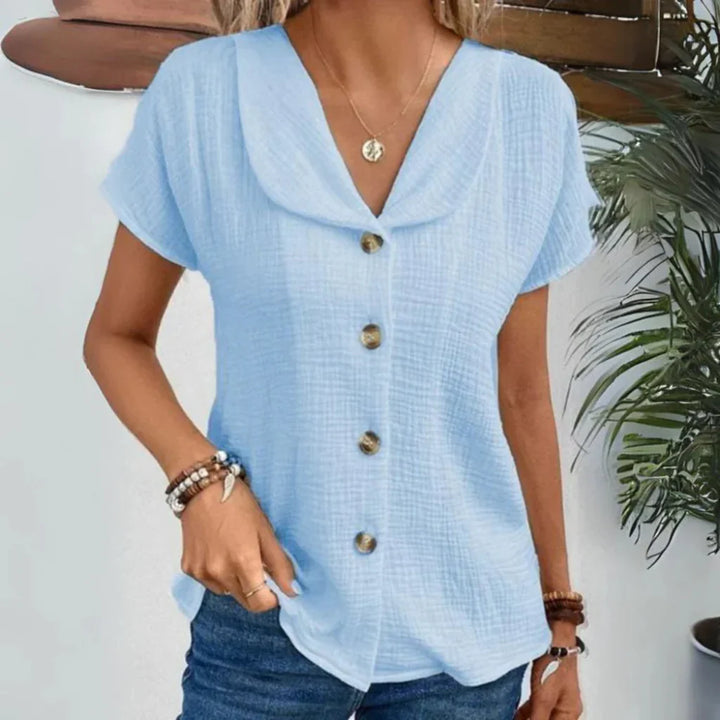 Kvinnens elegante sommerbluse