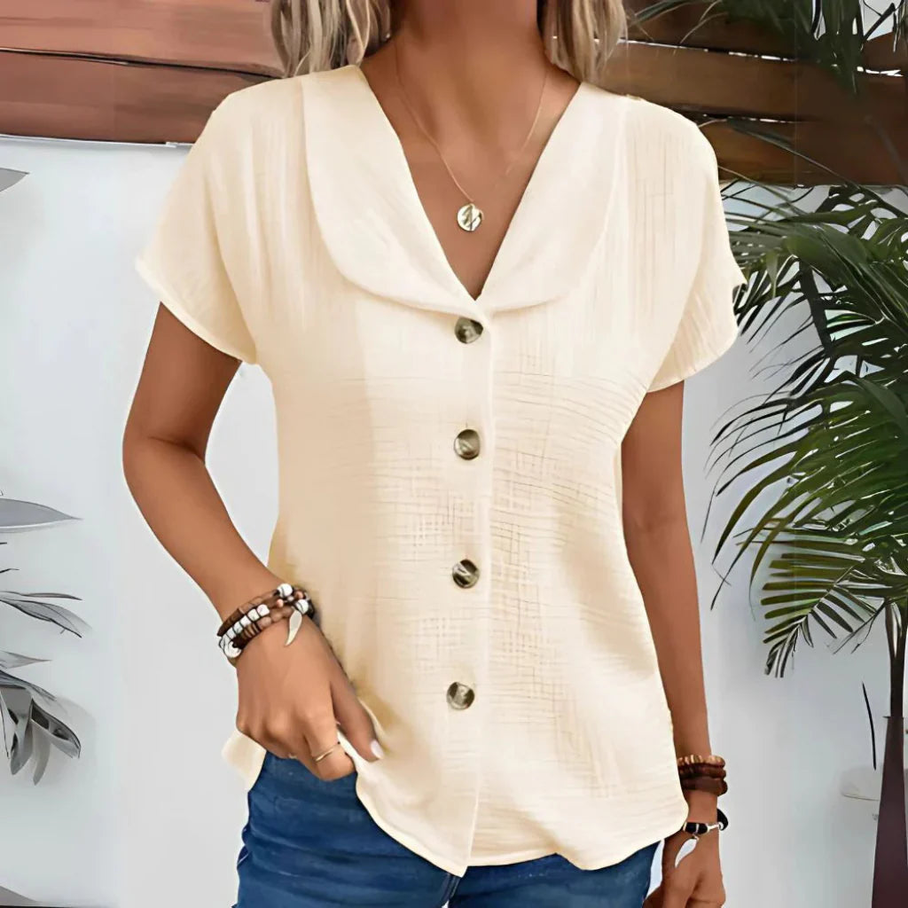 Kvinnens elegante sommerbluse