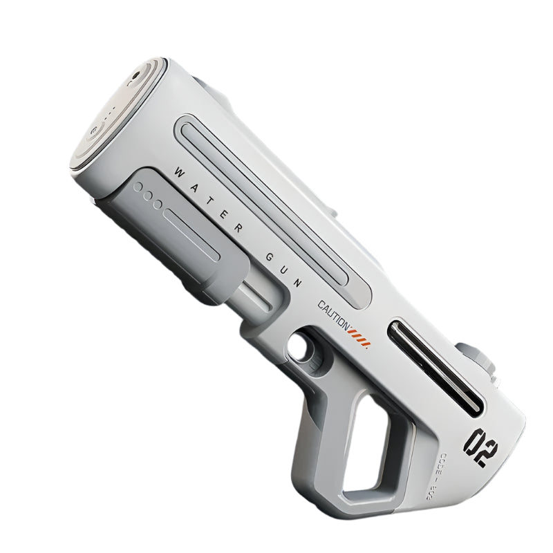 Kraftig vannpistol med LED - hvit eller grå