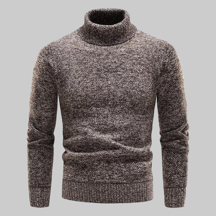Elegant høyhalset genser – Raffinert design med klassisk appell