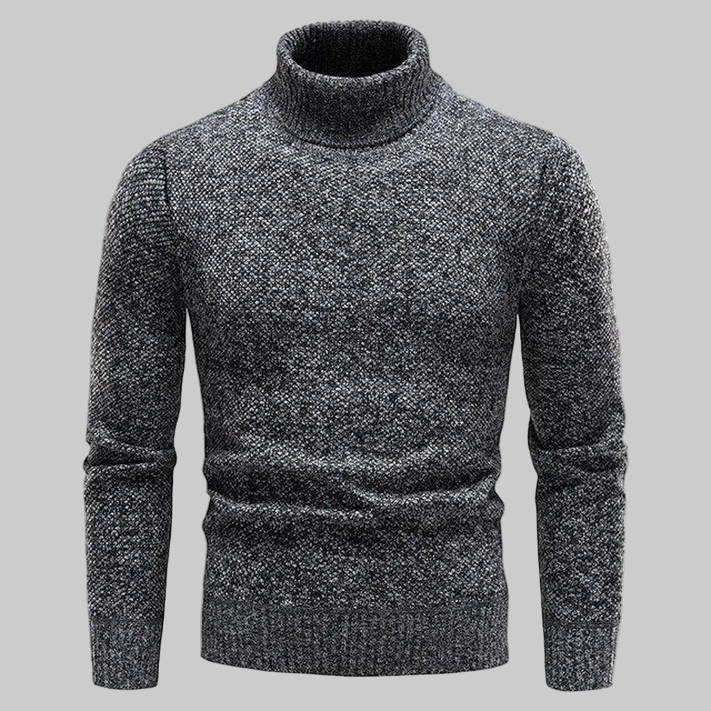 Elegant høyhalset genser – Raffinert design med klassisk appell